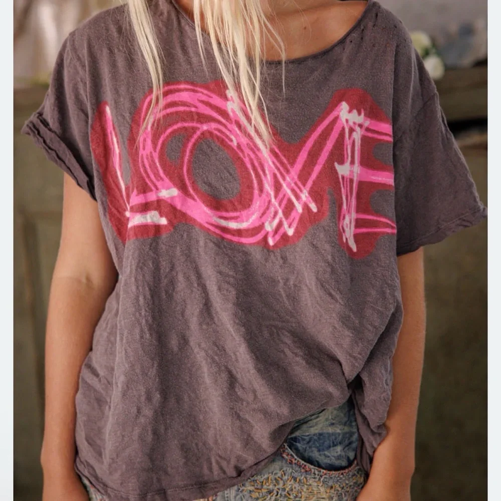 Magnolia Pearl Love Is Neon Tee - Picture 2 of 7